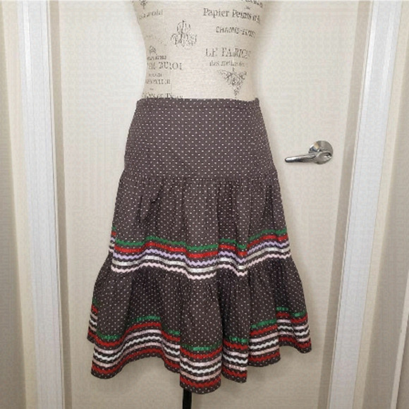 Vintage Dresses & Skirts - Polkadot Hearts Flirty Skirt